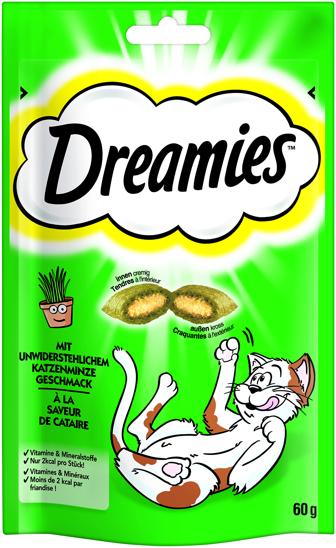 Dreamies - mit Katzenminze - 6 x 60 g - 1