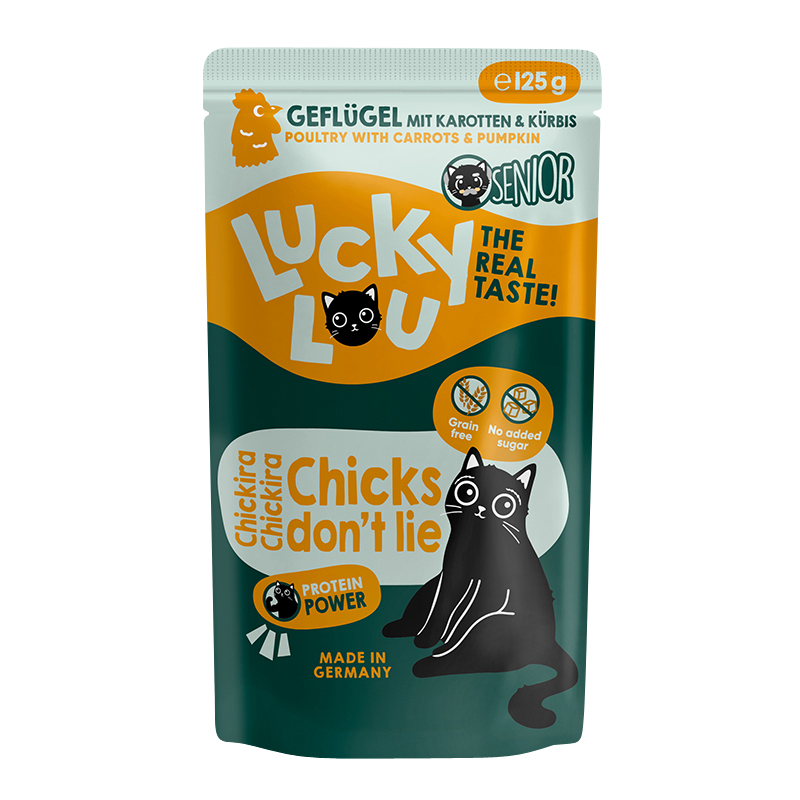 Lucky Lou - Senior Geflügel - 16 x 125g - 1
