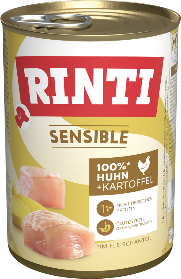 Rinti - Sensible Huhn und Kartoffel - 12 x 400g - 1