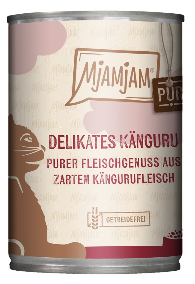 MjAMjAM - purer Fleischgenuss - delikates Känguru pur - 6 x 400 g - 1