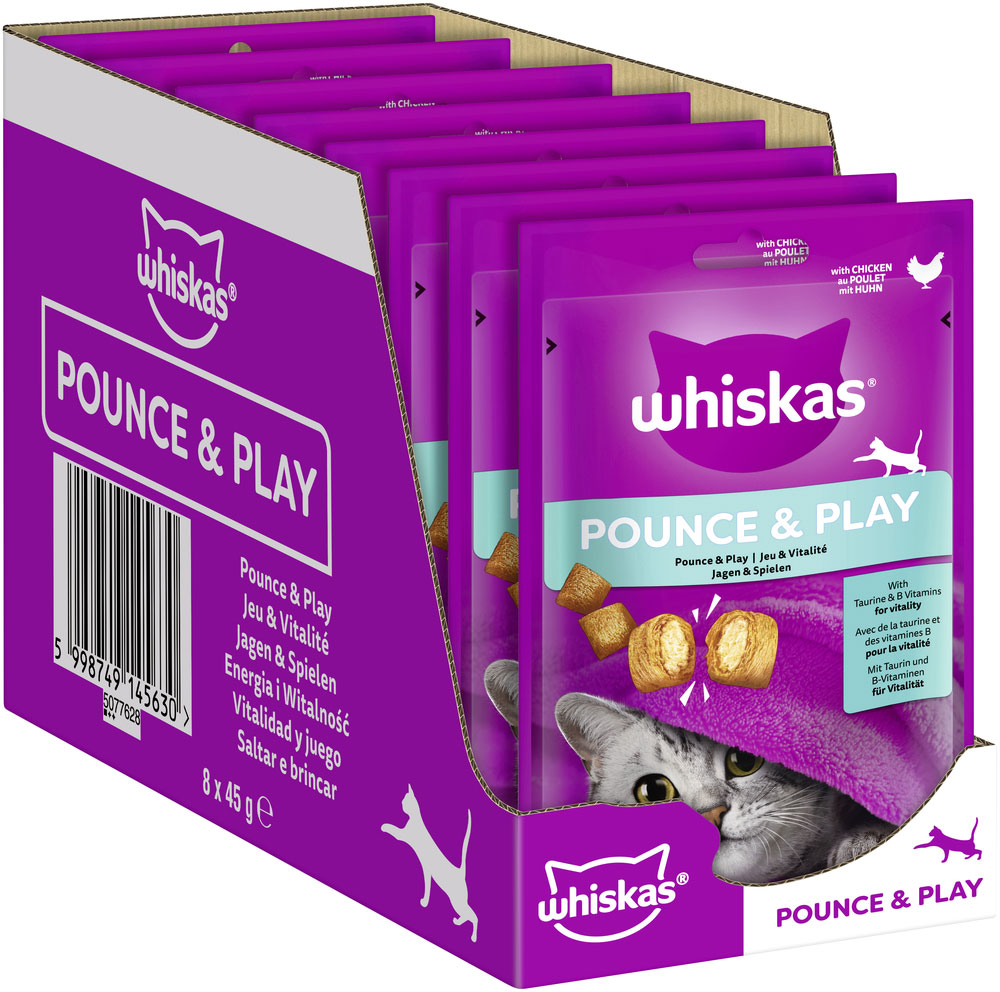 Whiskas - Pounce + Play mit Huhn - 8 x 45g - 2