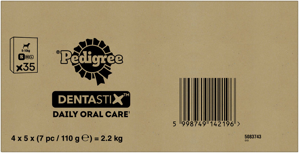 Pedigree - Denta Stix Daily Oral Care MP - Für kleine Hunde - 4 x 35 Stück - 3