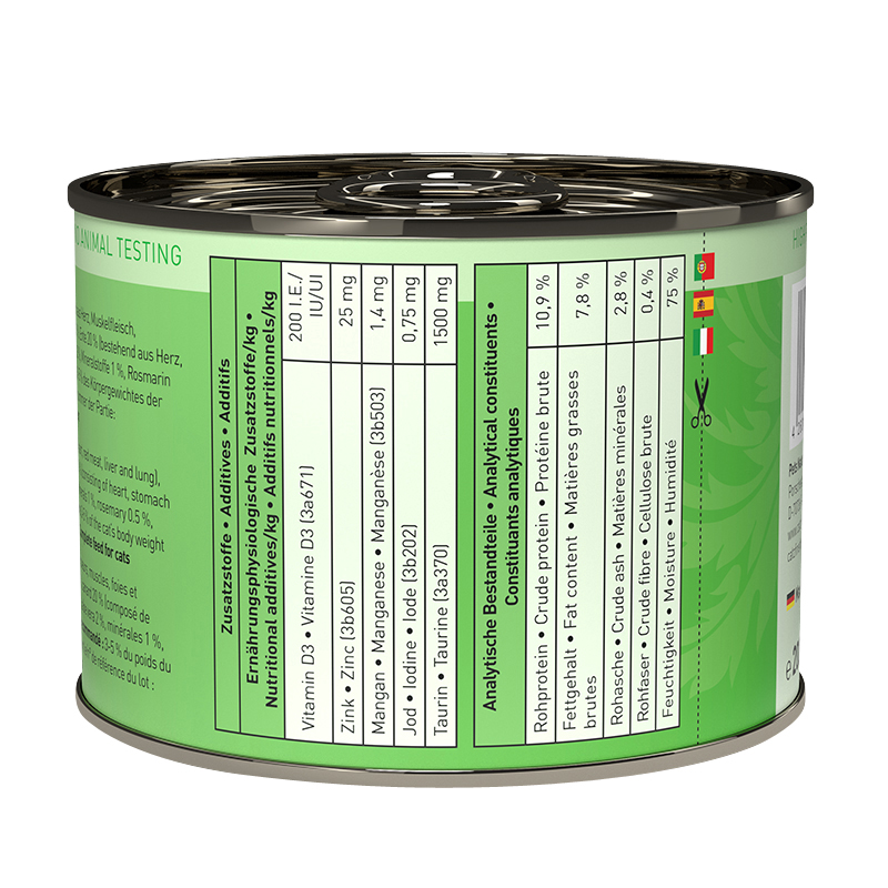 Catz Finefood - CLASSIC Rind & Ente - 6 x 200g - 2