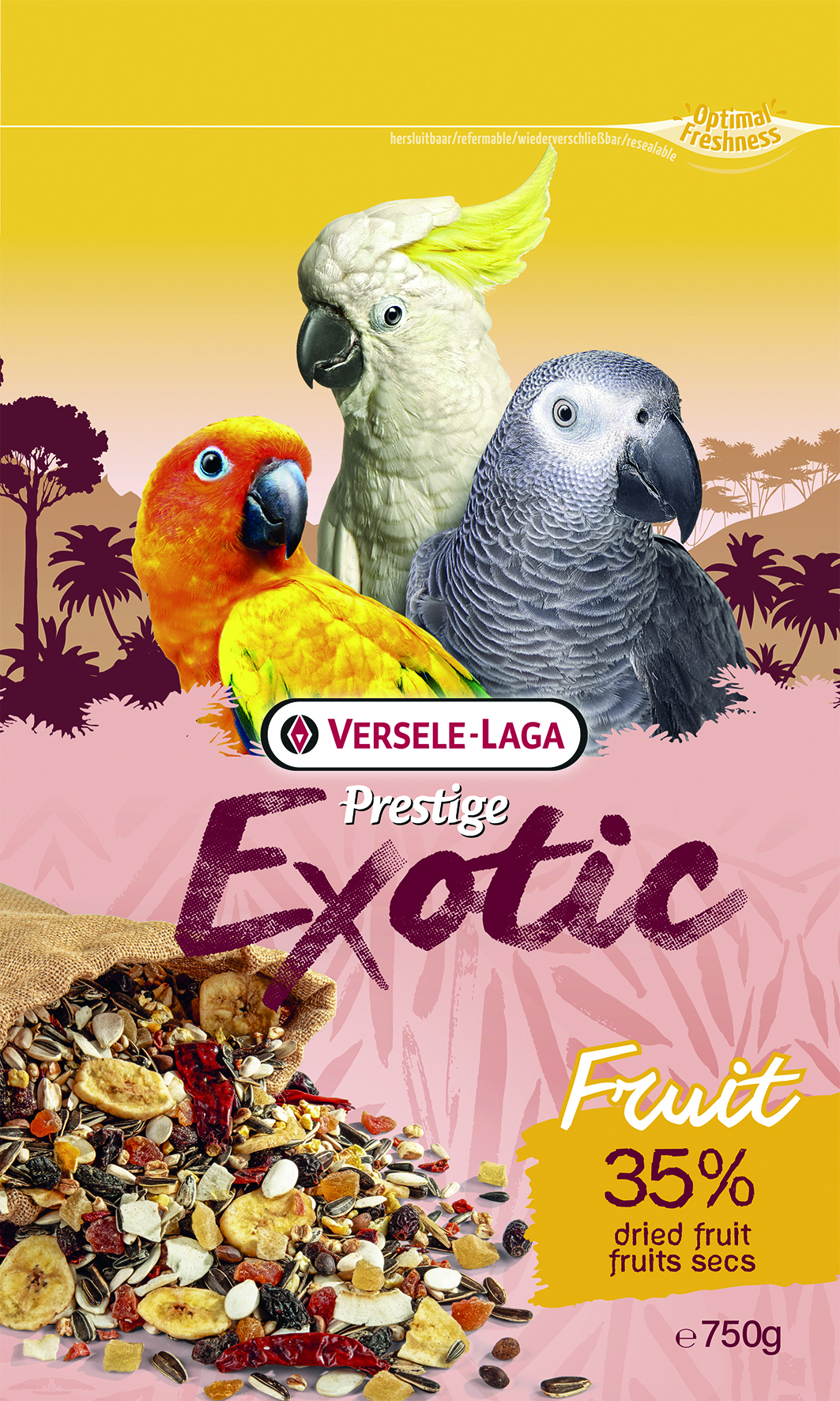 Prestige Premium Papageien Mischung Exotic Fruit