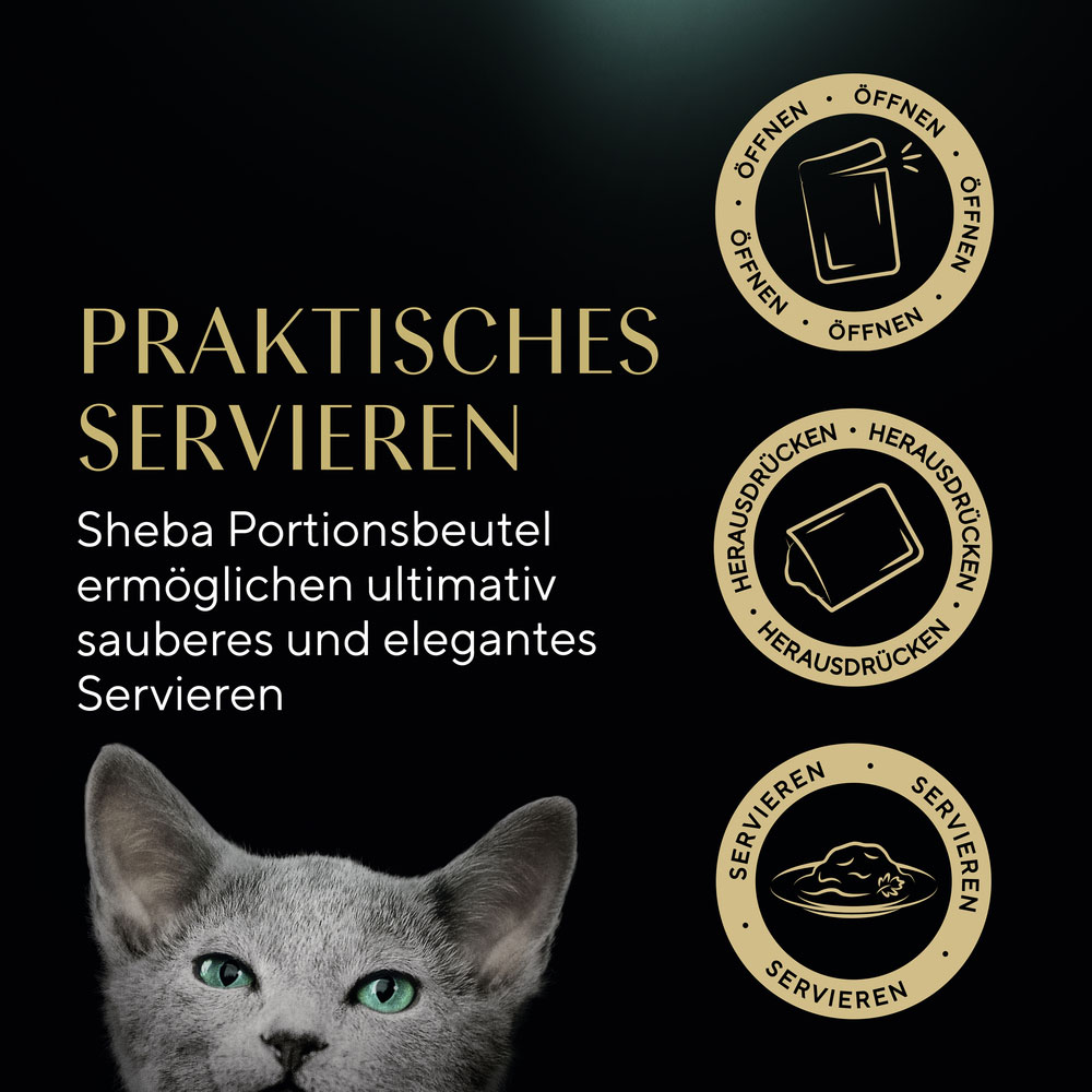 Sheba - Kitten mit Lachs in Sauce - 28 x 85 g - 2