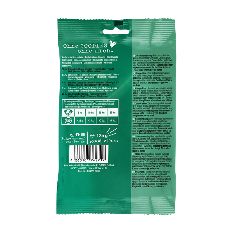 Chewies - Training MINI Pansenknöchelchen - 1 x 125g - 2