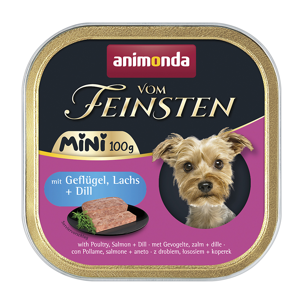 vom Feinsten Adult Mini Geflügel, Lachs + Dill