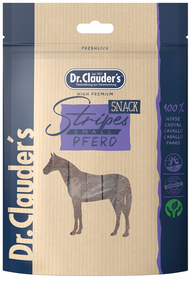 Dr. Clauder - Pferdefleisch Stripes Small Dr. Clauder - Pferdefleisch Stripes Small