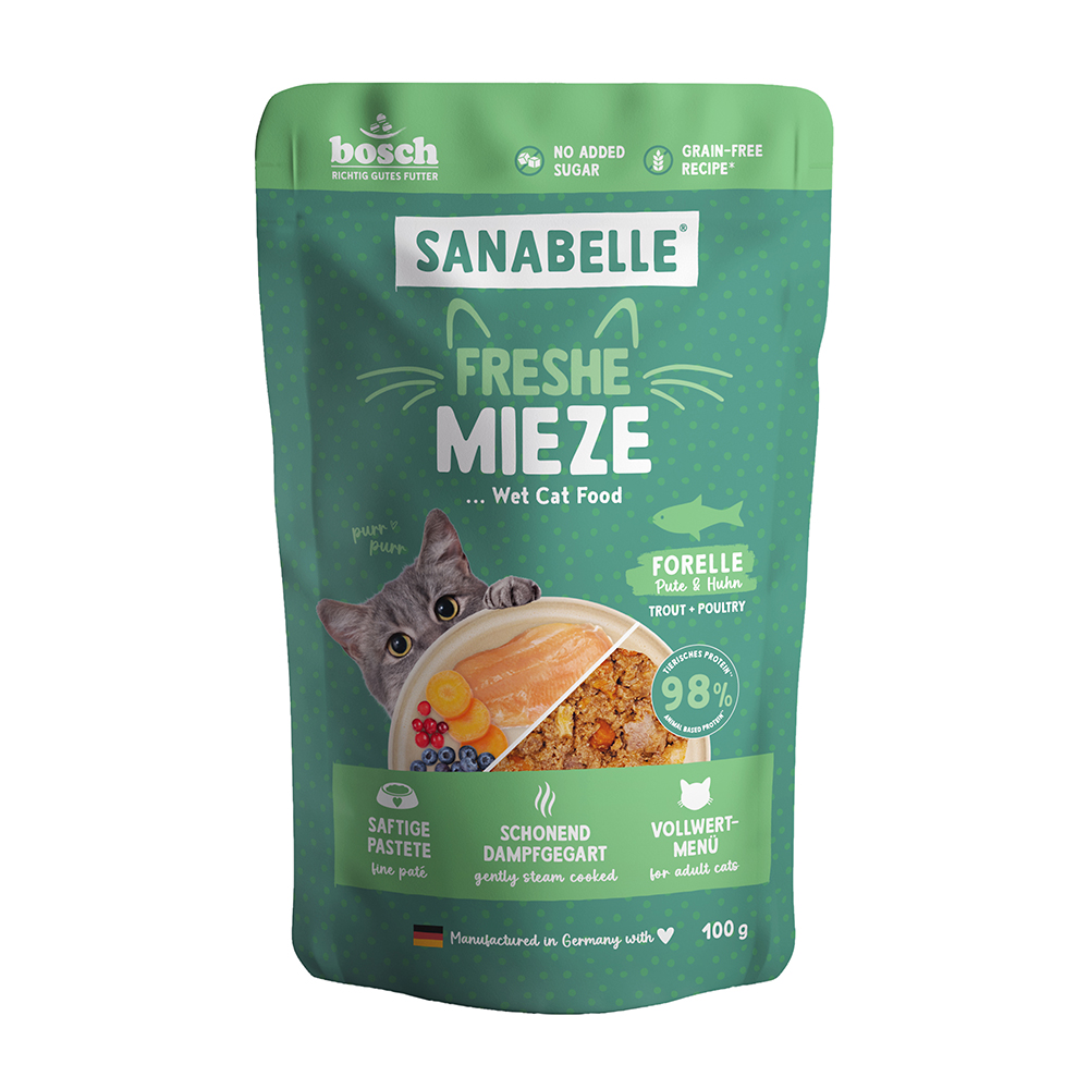 Freshe Mieze - Forelle, Pute & Huhn