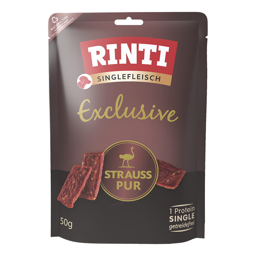 Singlefleisch Exclusive Snack Strauss pur