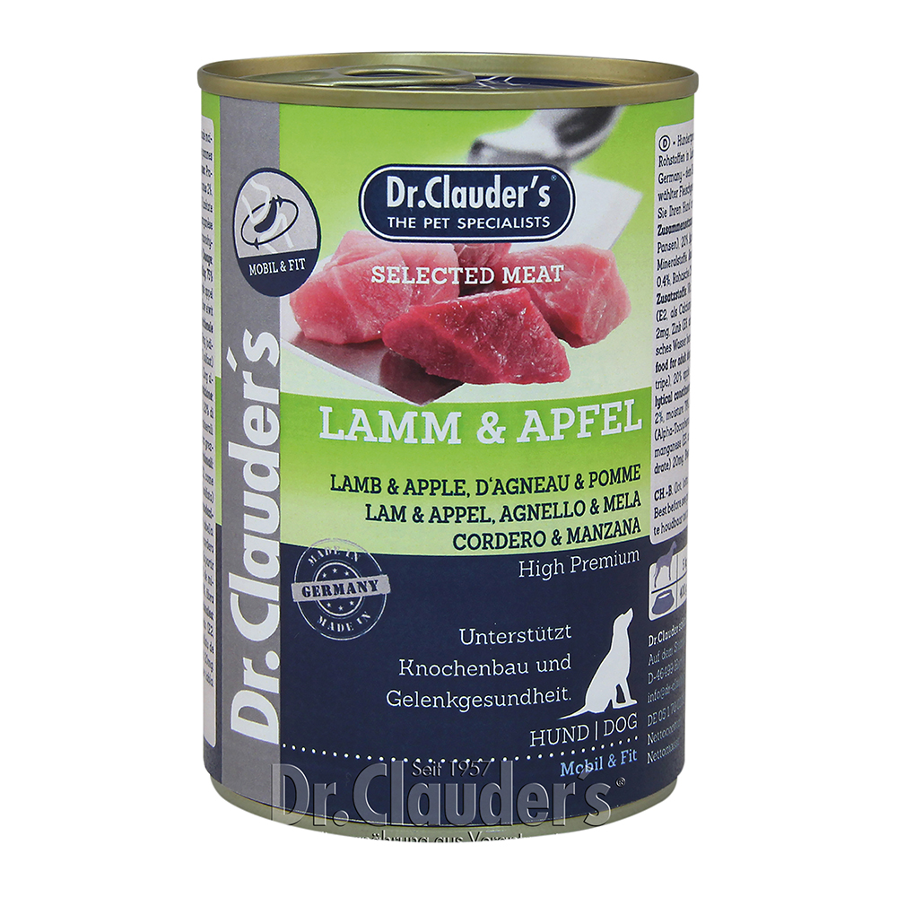 Dr. Clauder - Selected Meat Lamm & Apfel - 1