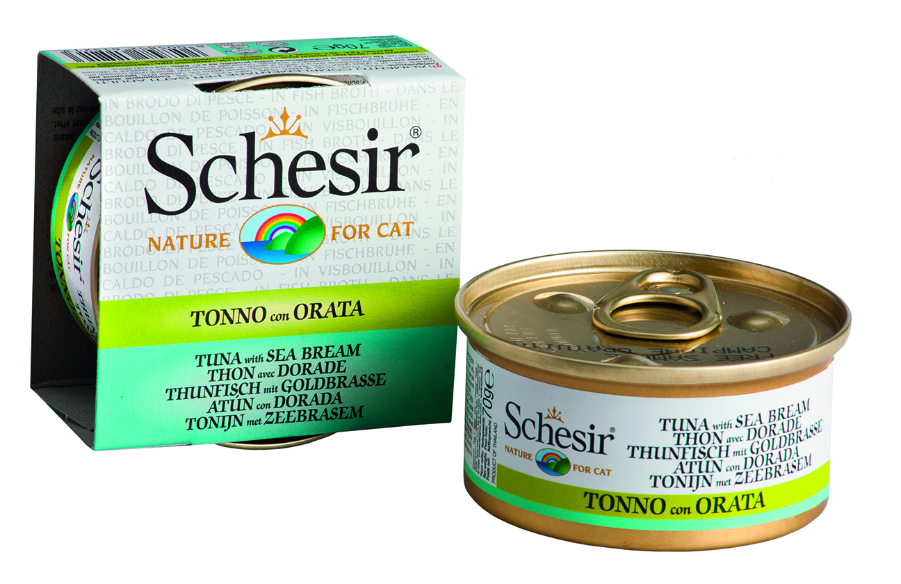 Cat Brühe Thunfisch mit Goldbrasse