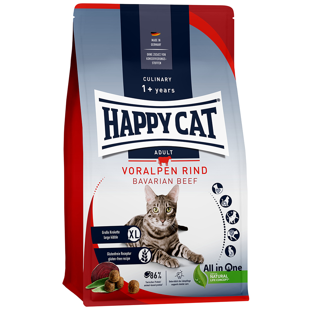 Happy Cat - Culinary Adult Voralpen Rind - 6 x 300 g - 1