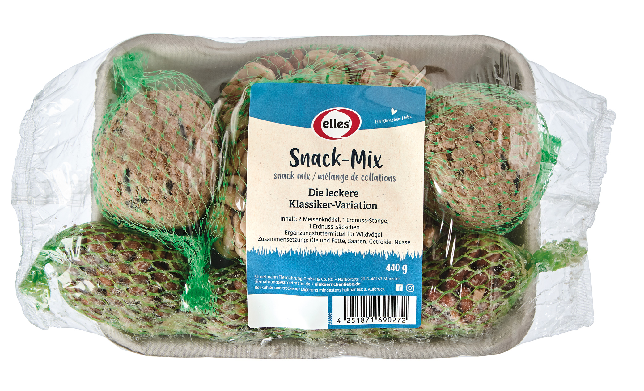 elles - Snack-Mix 4 tlg. 440g - 1 x 440 g - 1