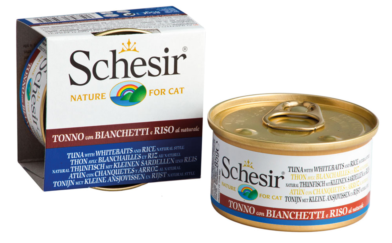 Cat Natural Thunfisch, kleine Sardellen und Reis