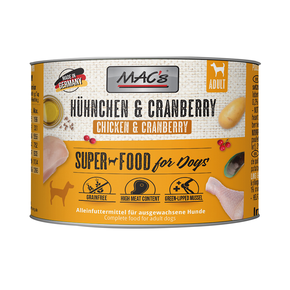 MAC´s - DOG Huhn & Cranberry - 1