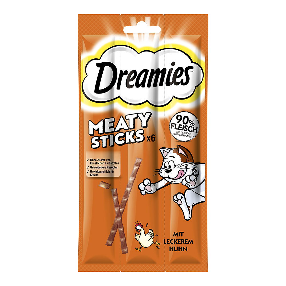 Meaty Sticks 6 Pack mit Huhn