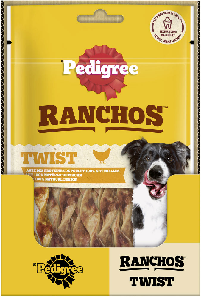 Pedigree - Ranchos Twist mit Huhn - 1 x 60g - 3