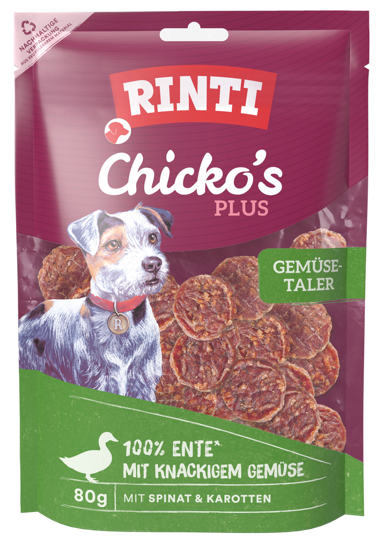 Extra Chicko Plus Gemüsetaler mit Ente