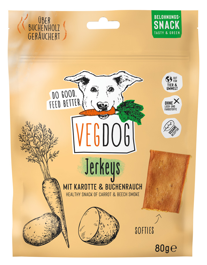 Jerkeys mit Karotte & Buchenrauch