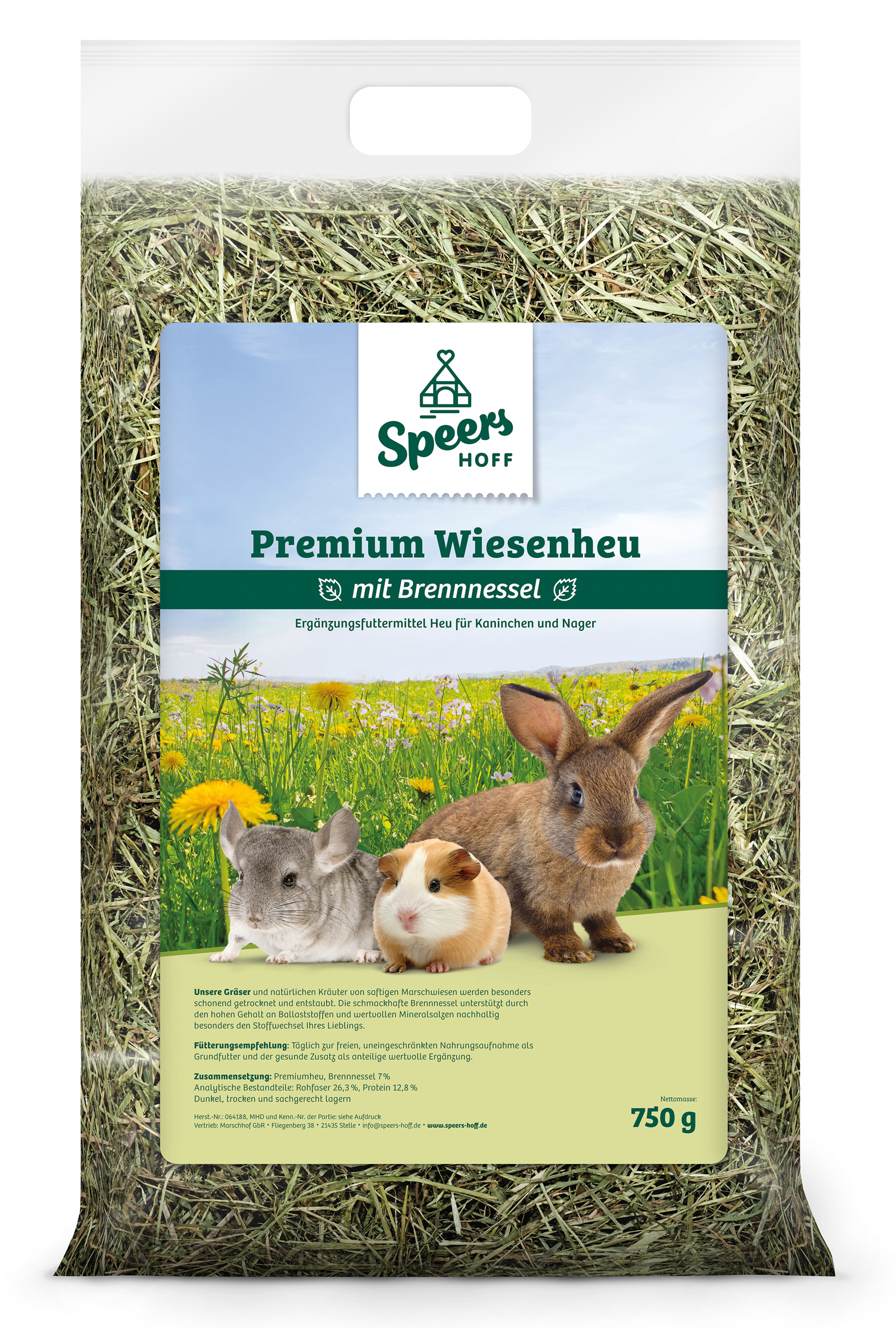 Premiumheu mit Brennessel