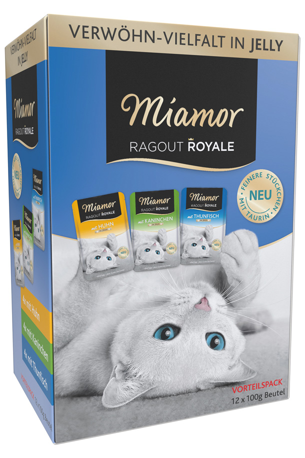 Ragout Royale in jelly Huhn, Thunfisch, Kaninchen Multibox