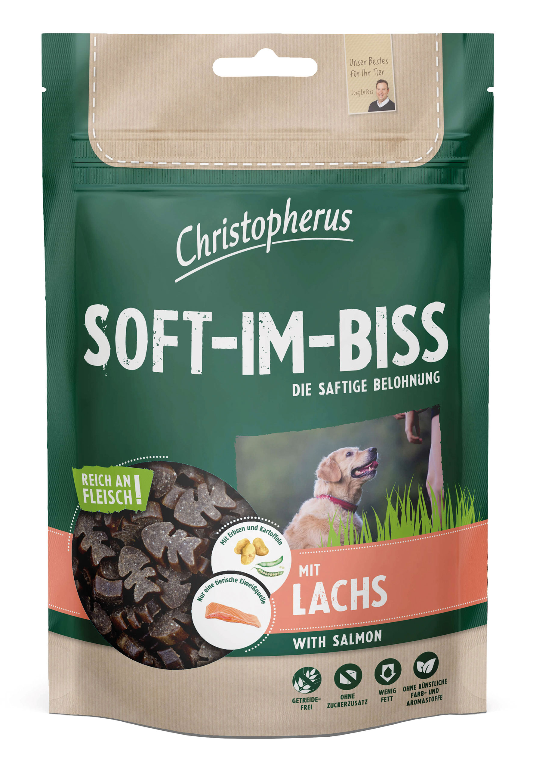 Soft im Biss mit Lachs