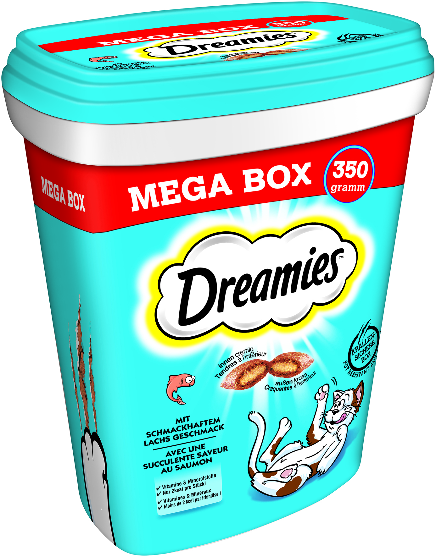 Dreamies Box mit Lachs