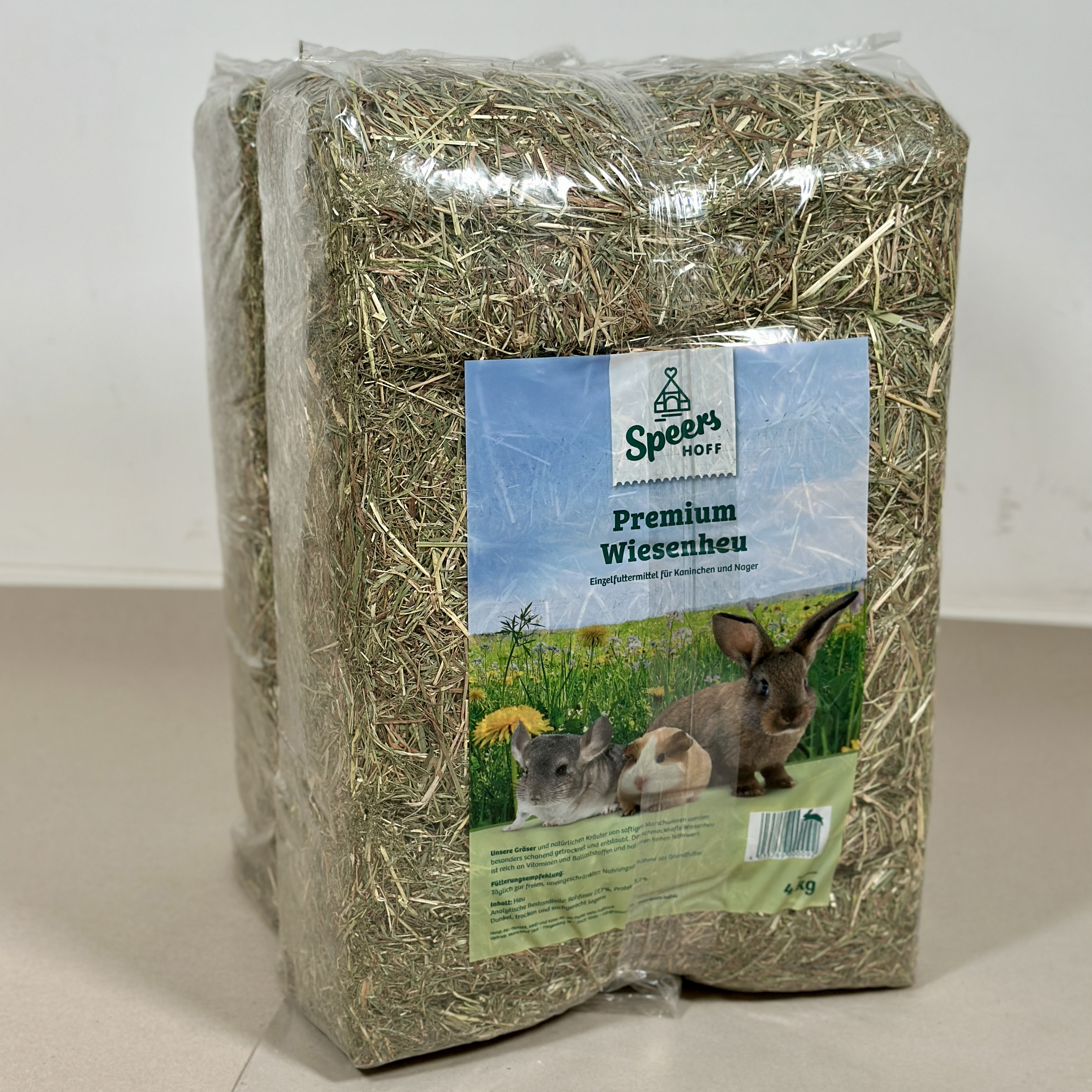 Speers/Marschhof - Premiumheu lose gestopft - 1 x 4 kg - 2