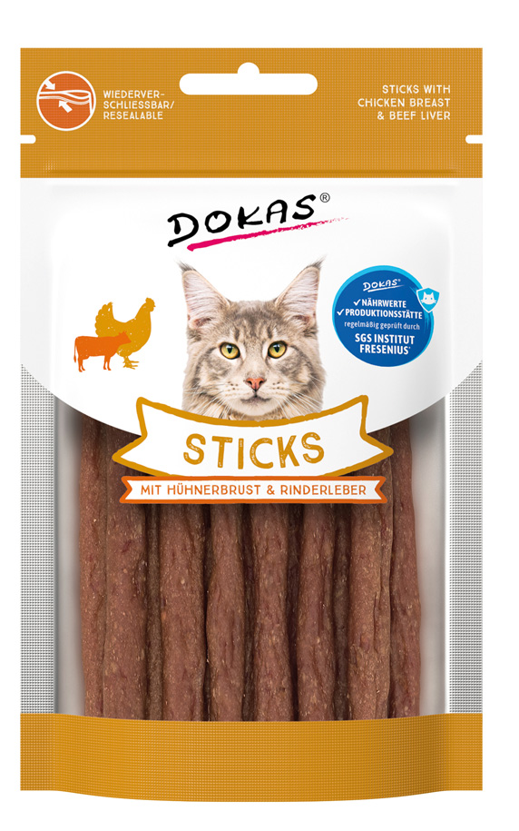 Sticks  mit  Hühnerbrust & Rinderleber