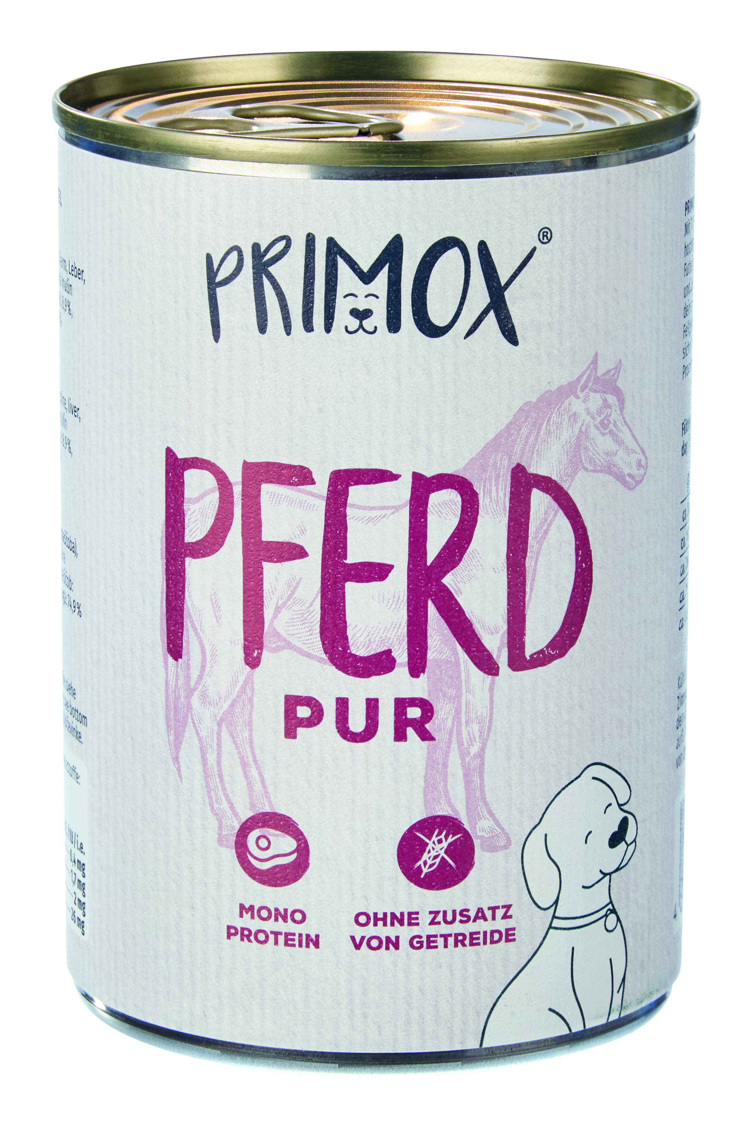 Hunde Nassfutter Pferd PUR 6 x 400G