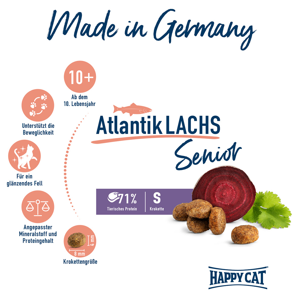 Happy Cat - Senior Atlantik Lachs - 2