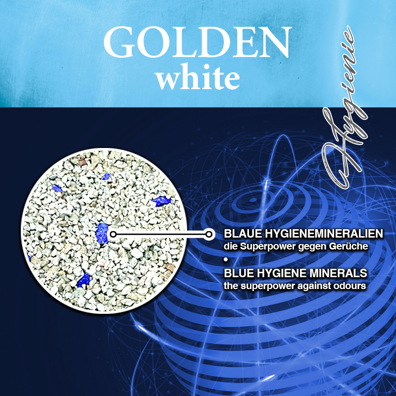 Golden Choice - Golden White Katzenstreu - 1 x 14 kg - 3