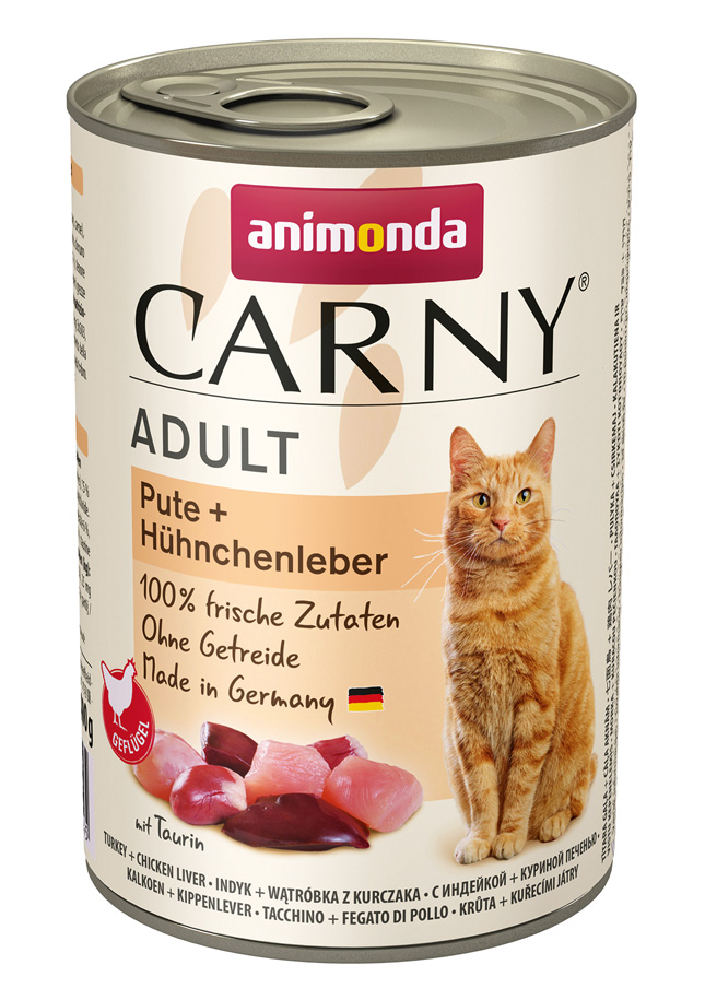 Animonda Carny - Adult Pute & Hühnchenleber - 6 x 400 g - 1