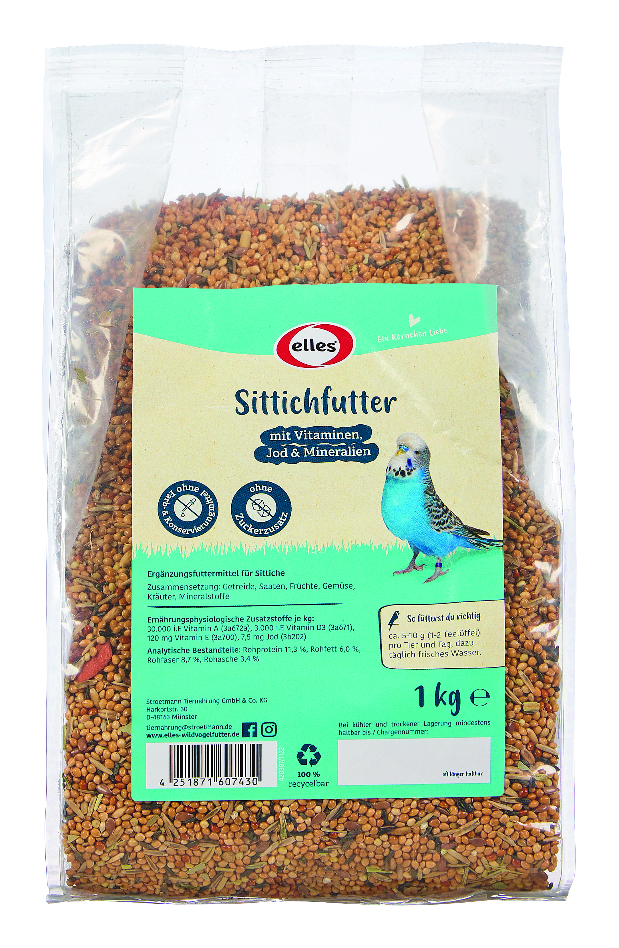 Sittichfutter 1kg