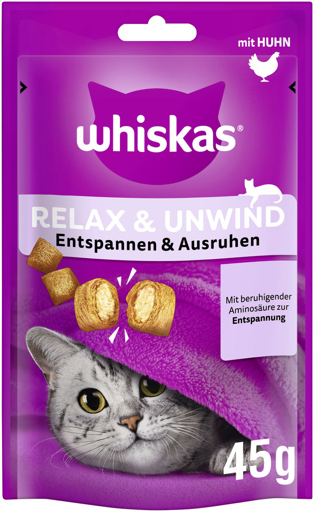 Whiskas - Relax + Unwind mit Huhn - 8 x 45g - 2