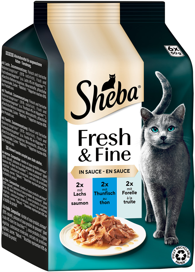 Sheba - Fresh & Fine Lachs, Thunfisch & Forelle - 1