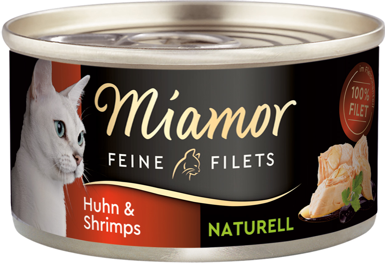 Miamor - Feine Filets Huhn & Shrimps - 24 x 80 g - 1