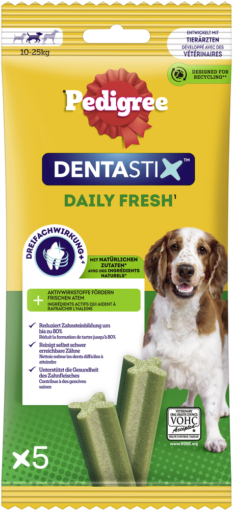 Denta Stix Daily Fresh - Für mittelgroße Hunde