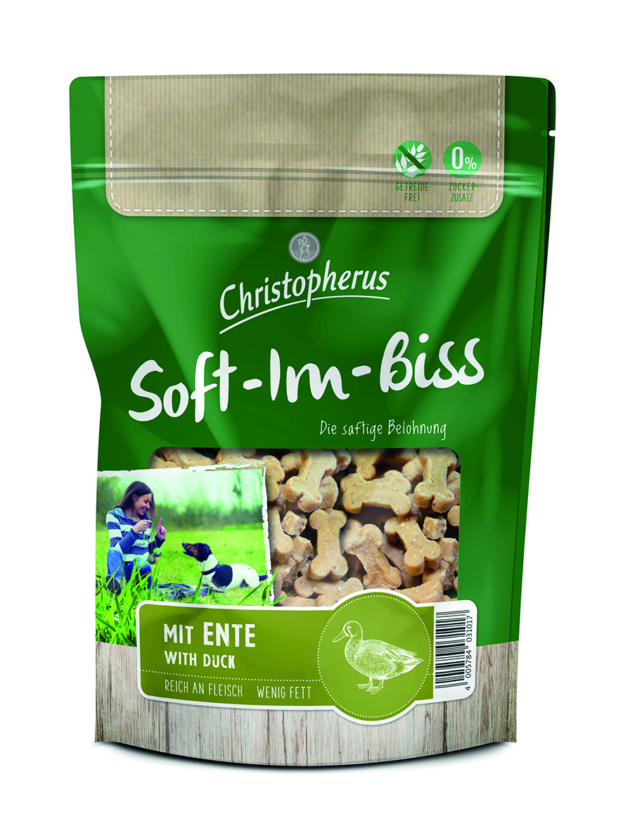 Allco Christopherus - Soft-im-Biss mit Ente - 12 x 125 g - 1