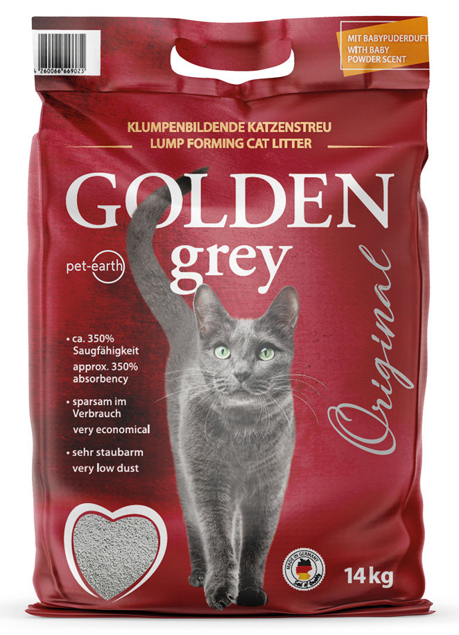Golden Grey Original Katzenstreu Golden Grey Original Katzenstreu