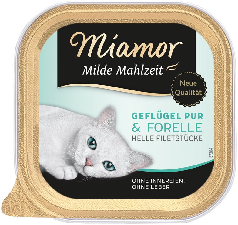 Miamor - Milde Mahlzeit Geflügel & Forelle - 16 x 100g - 1