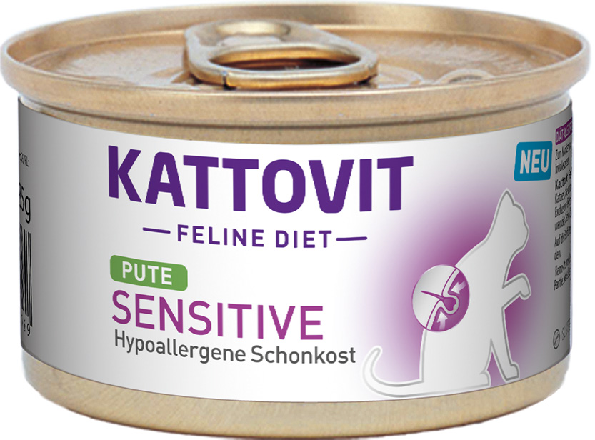 Kattovit - Sensitive mit Pute - 12 x 85g - 1