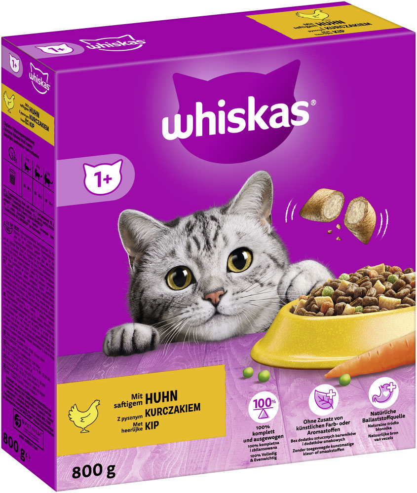 Whiskas - 1+ mit Huhn - 2