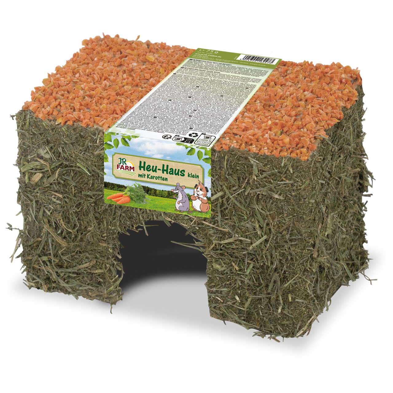 JR Farm - Heu-Haus Karotte klein - 4 x 75g - 1