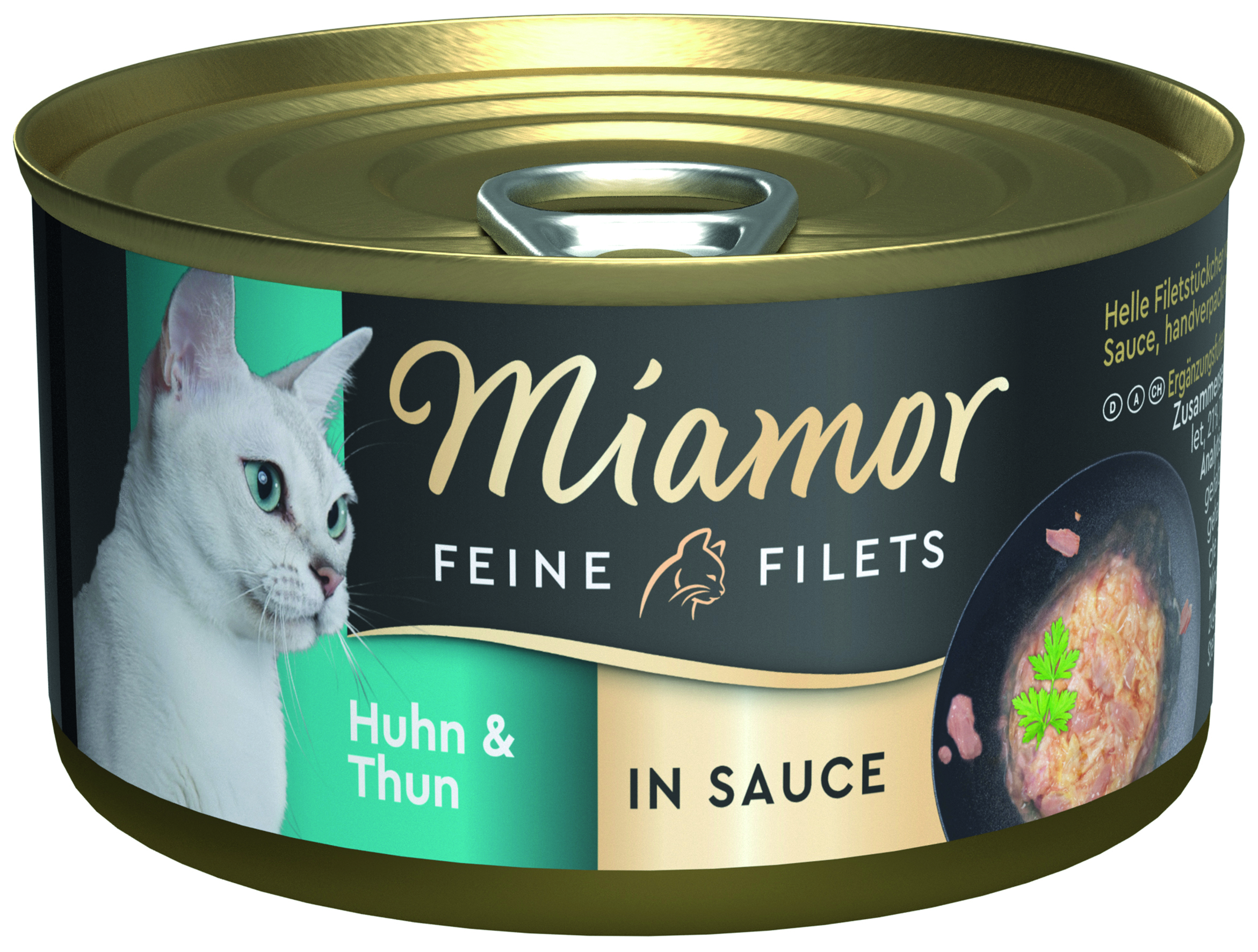 Feine Filets Huhn & Thunfisch in Sauce