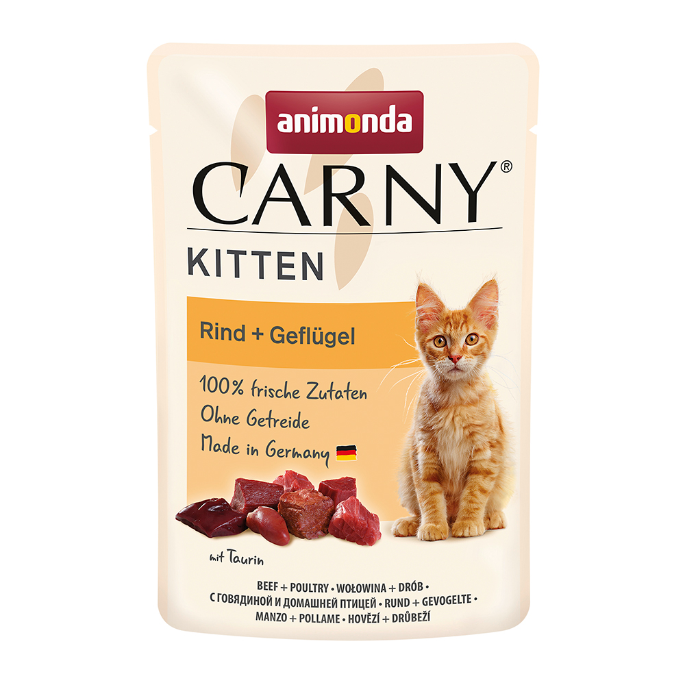 Animonda Carny - Kitten Rind & Geflügel - 1