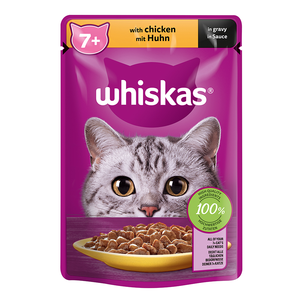 Whiskas 7+ mit Huhn in Sauce