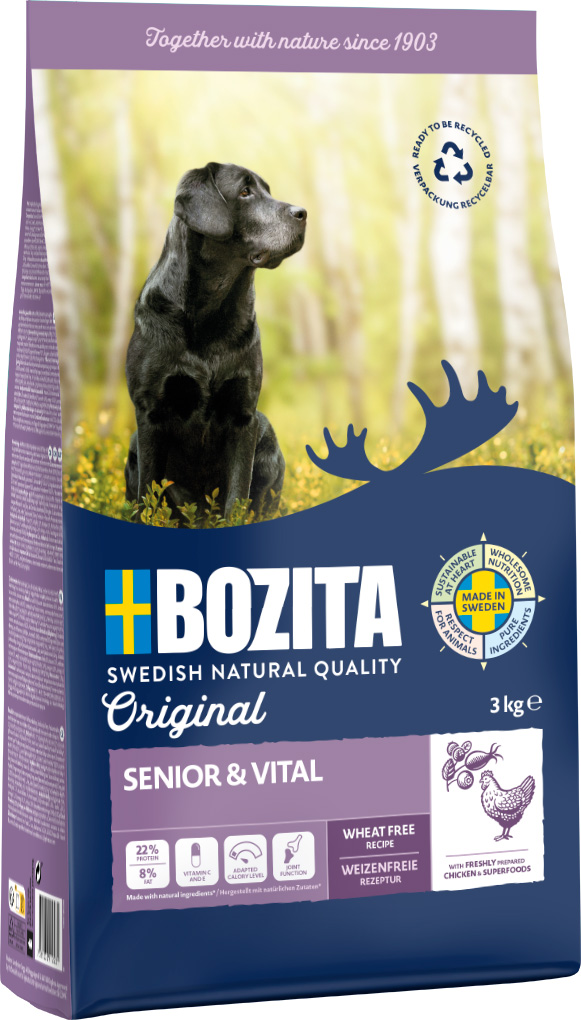 Bozita - Original Adult Senior - 3 x 3kg - 5