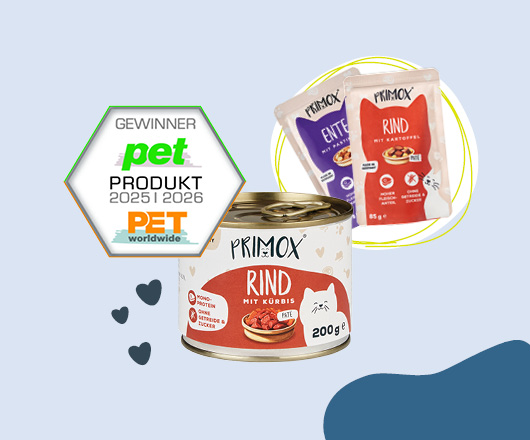 Ausgezeichnet zum PET Produkt!